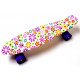 Penny Board "Violet Flowers" Светящиеся колеса (1655323483)