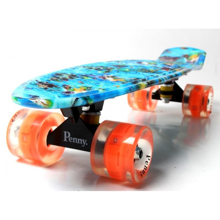 Penny Board "Nemo" Светящиеся колеса. (170319936)
