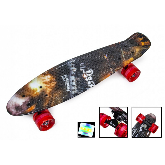Penny Board "Битва" Светящиеся колеса (1839266527)