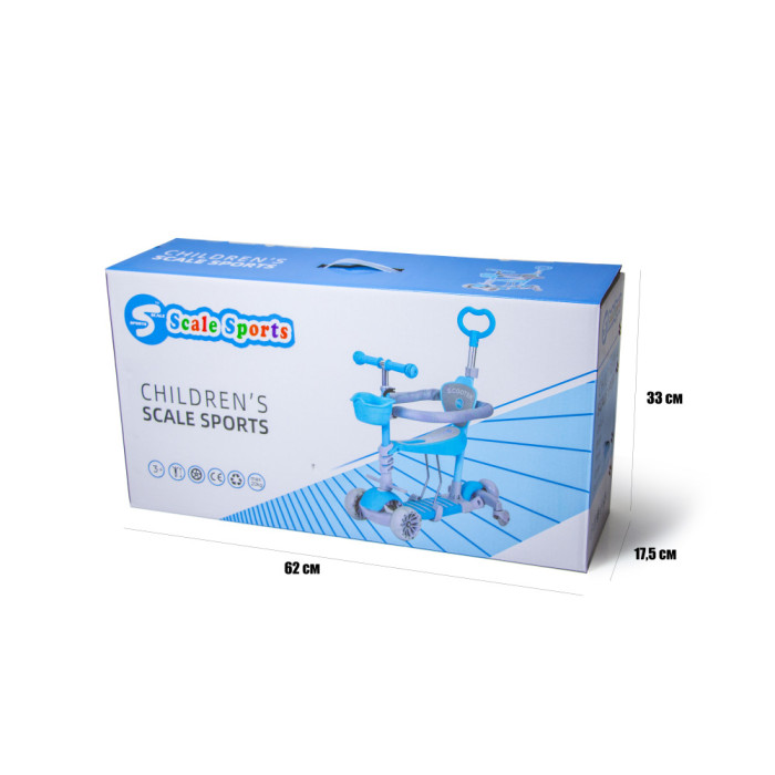 Самокат Scale Sports Smart 5 в 1 Full Фиолетовый (1892134026)