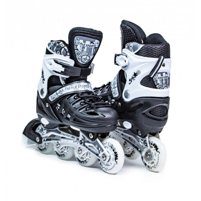 Ролики Scale Sports Black LF 905, размер 34-37 (2069914823-M)