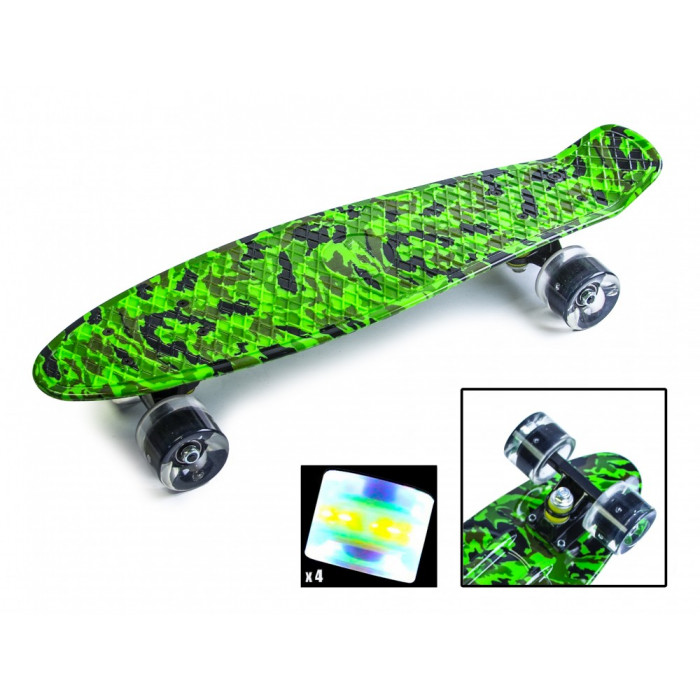 Penny Board "Military" Светящиеся колеса (227429845)