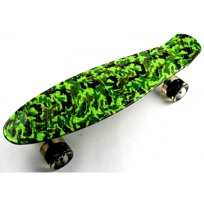 Penny Board "Military" Светящиеся колеса (227429845)