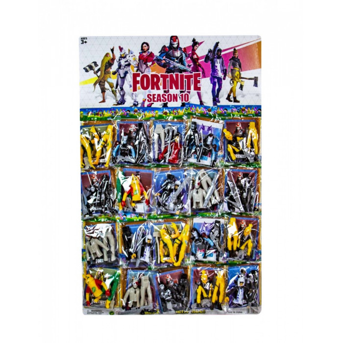 Фигурки Fortnite 10 Season на листе (26940)