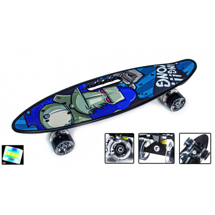 Penny Board С Ручкой Scale Sports King Kong Светящиеся колеса (373797307)