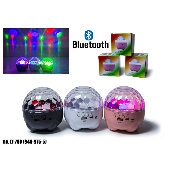 Светодиодный Диско-Шар LT-760 Bluetooth (559768650)