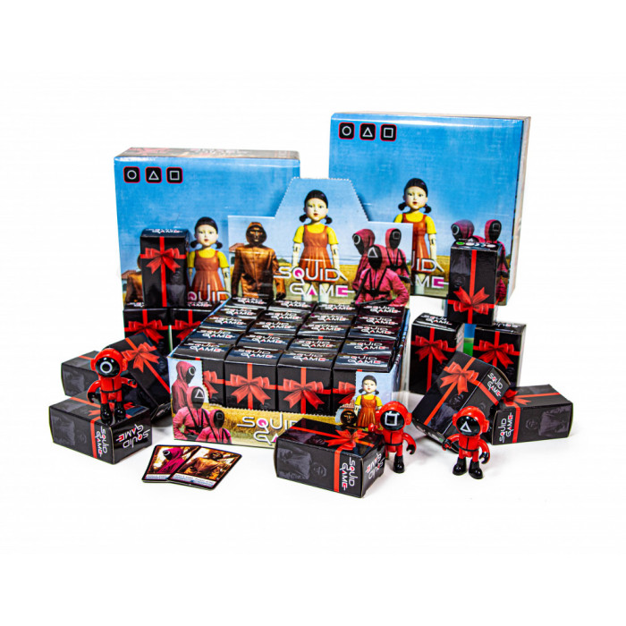 Фигурки с Карточками Игра в Кальмара P01 Коробка (560462868)