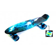 Penny Board "Galaxy" Светящиеся колеса (727307608)