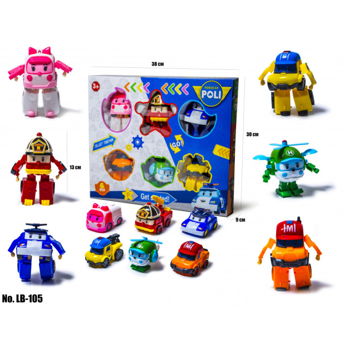 Набор Трансформеров Robocar Poli LB105 (808910845)