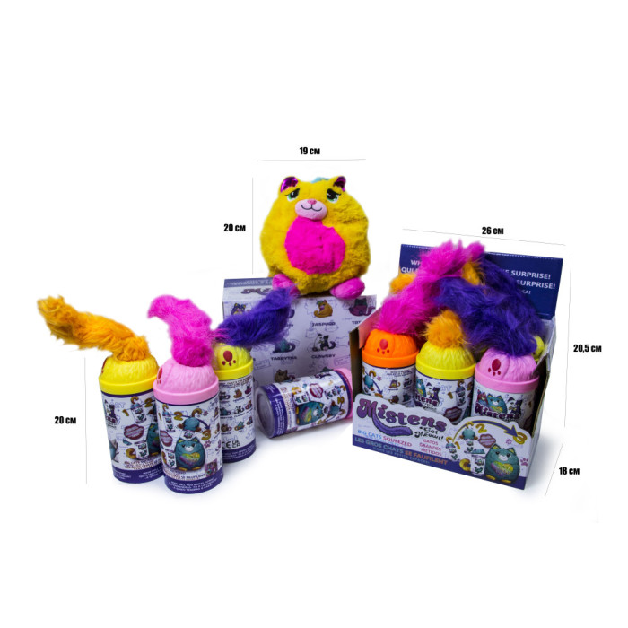 Мягкая Игрушка Misfittens Котик в Банке (932446966)