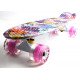 Penny Board "Fish" Graffity. Светящиеся колеса. (PFO011)