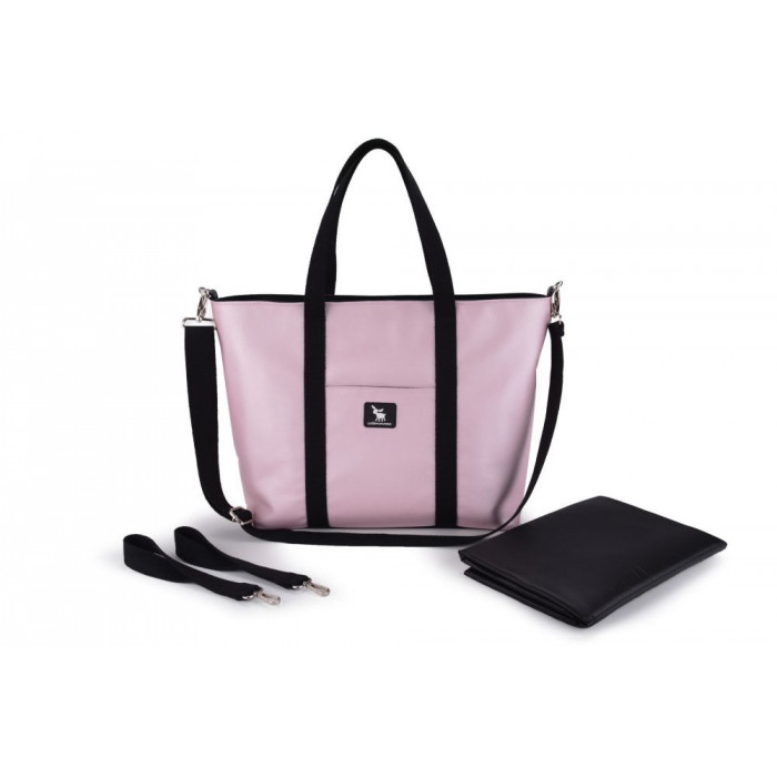 Сумка для коляски Cottonmoose Shopper 750/146 pearl pink leather рожевий пудра (623607)