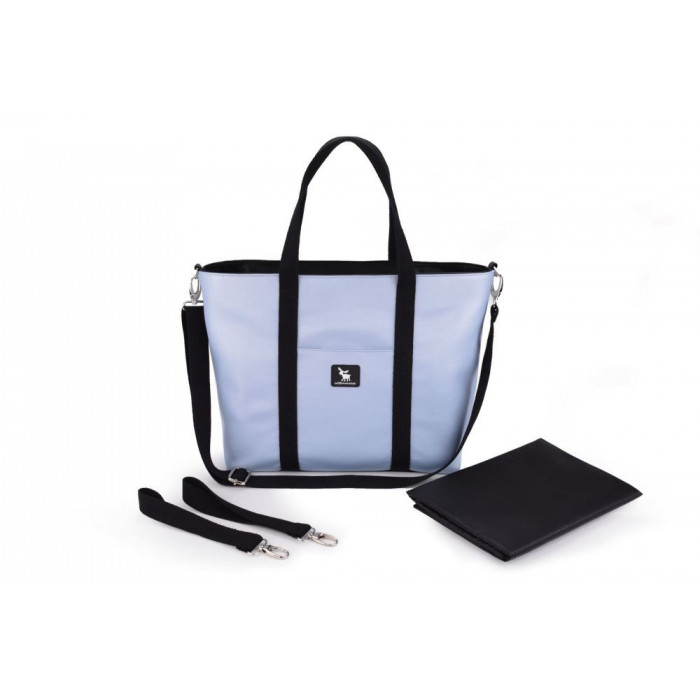 Сумка для коляски Cottonmoose Shopper 750/151 pearl blue leather блакитний (623608)