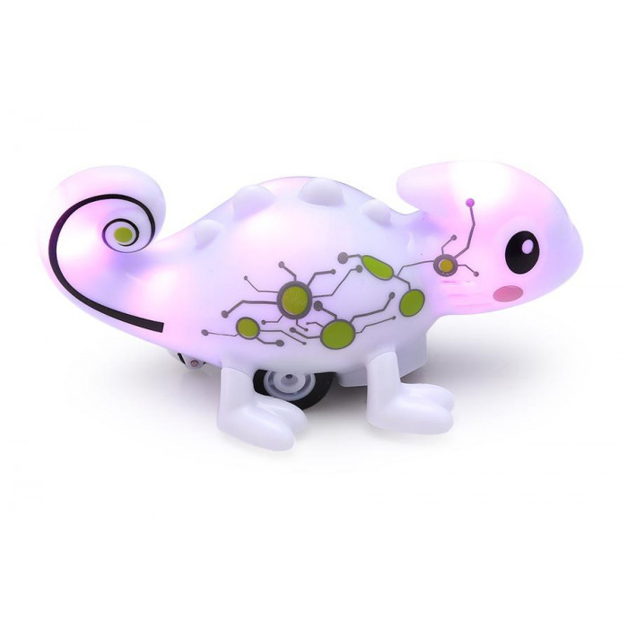 Индуктивная игрушка Хамелеон Happy Cow 777-613 меняет цвет и ездит по линии (2722918864281)