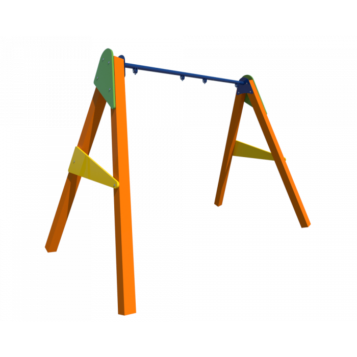 Дитяча Гойдалка Geom Double wood база (12225)