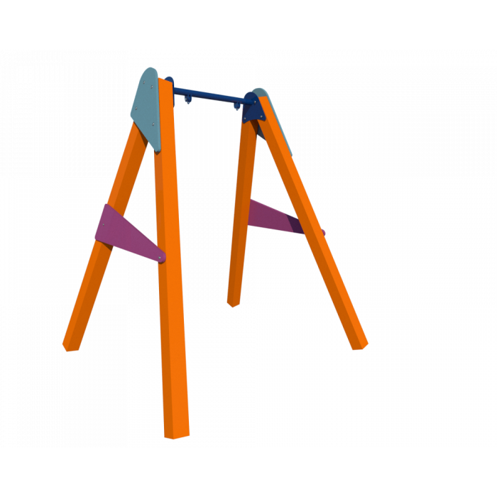 Дитяча Гойдалка Geom Single wood база (12226)