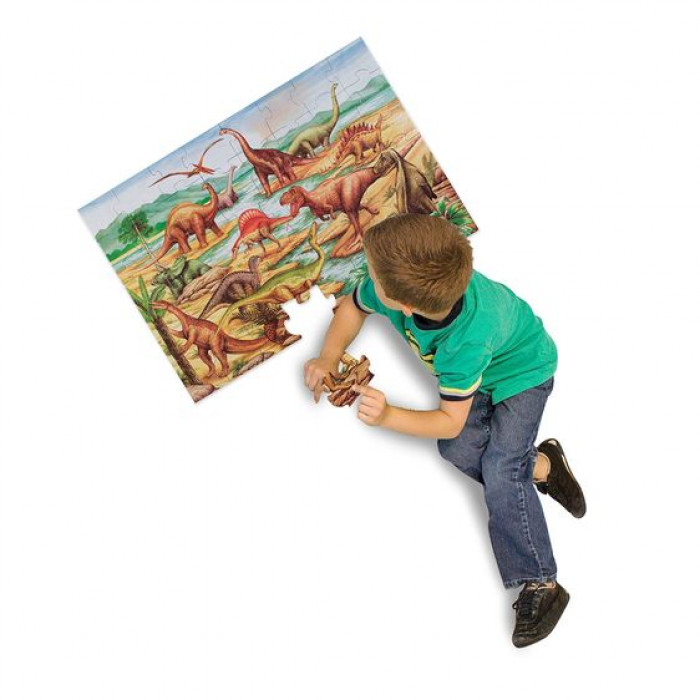 Мега-пазл "Динозаври" , 48 елементів Melissa&Doug (MD10421)