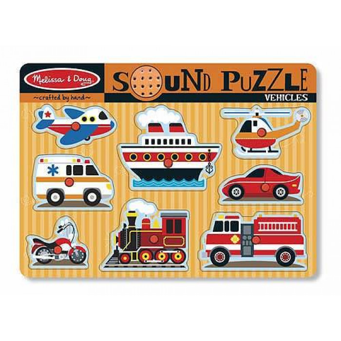 Звуковий пазл "Машинки" Melissa&Doug  (MD725) (MD10725)