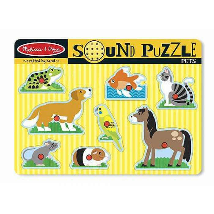 Звуковий пазл "Домашні тварини" Melissa&Doug (MD730) (MD10730)