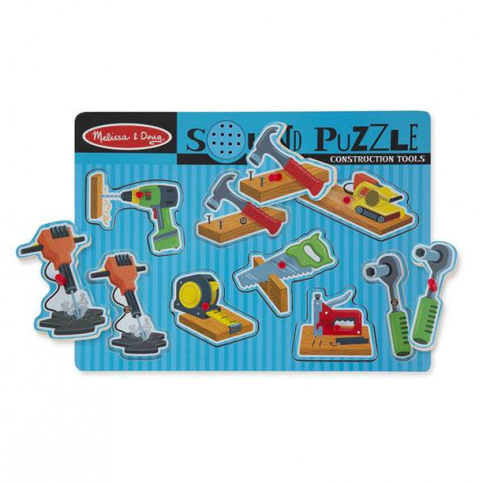 Звуковий пазл "Будівельні інструменти" Melissa&Doug (MD10733)