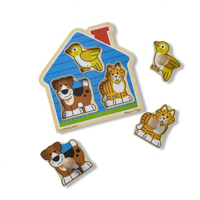 Формовий пазл для малюків "Домашні тварини" Melissa&Doug (MD2055) (MD12055)