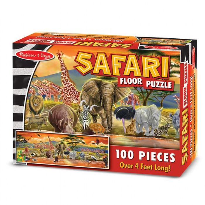 Мега-пазл "Сафарі", 100 елементів Melissa&Doug (MD12873)