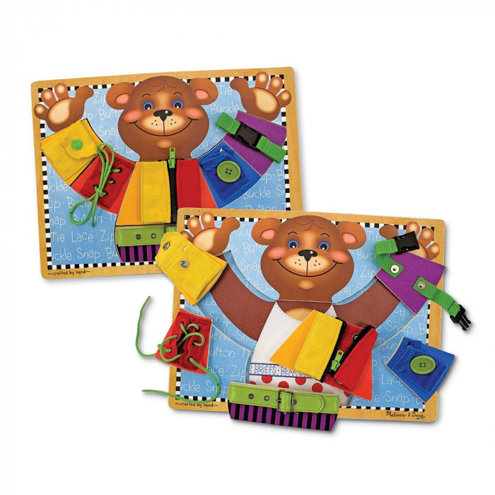 Дерев'яна дошка - застібки Melissa&Doug (MD3784) (MD13784)