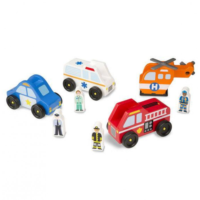 Дерев'яний аварійний набір "Транспорт" Melissa&Doug (MD19285)