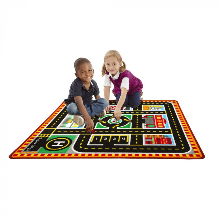 Ігровий килимок з машинками "Рятувальні автомобілі" Melissa&Doug (MD19406)