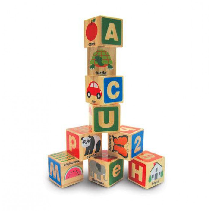 Дерев'яні блоки "Цифри / Букви" Melissa&Doug (MD2253)