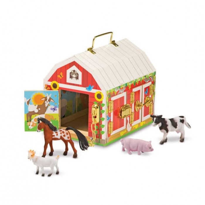 Будиночок-сарай із засувками і тваринами Melissa&Doug (MD2564)