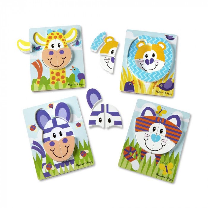 Перші дерев'яні пазли "Сафарі" Melissa&Doug (MD30131)