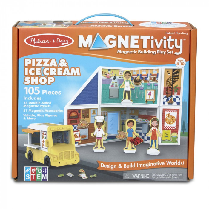 Ігровий магнітний набір "Магазин піци та морозива" Melissa&Doug (MD30658)