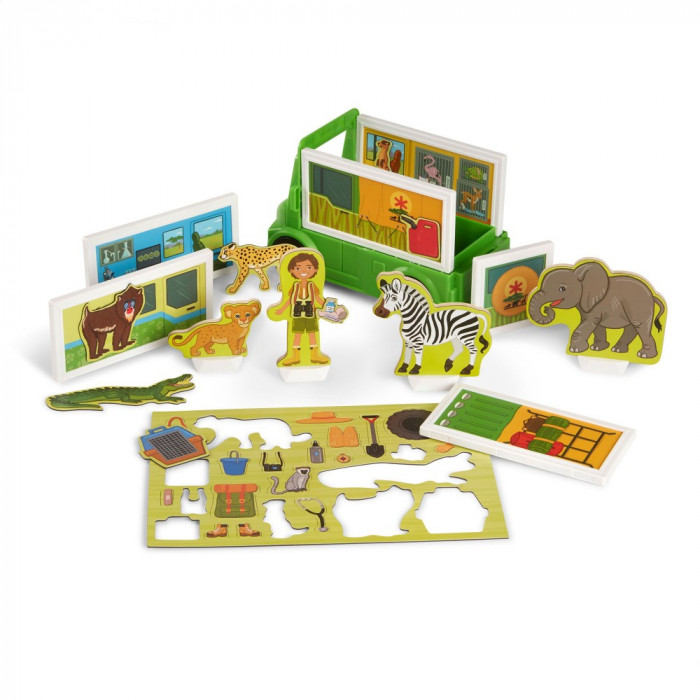 Ігровий магнітний набір "Сафарі-рятувальна машина" Melissa&Doug (MD30666)