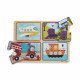 Дерев'яні пазли у футлярі "Транспортні засоби" Melissa&Doug (MD31361)