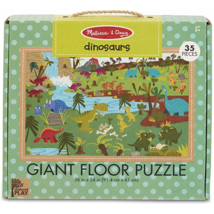 Гігантська головоломка-пазли "Динозаври", 35 ел. Melissa&Doug (MD31370)