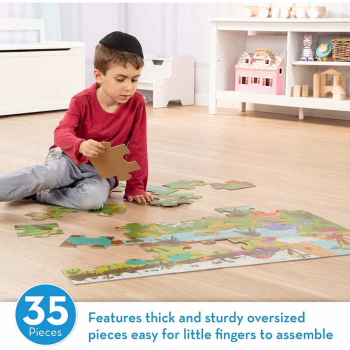 Гігантська головоломка-пазли "Динозаври", 35 ел. Melissa&Doug (MD31370)