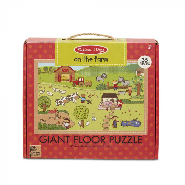 Гігантська головоломка-пазли "На фермі", 35 ел. Melissa&Doug (MD31375)