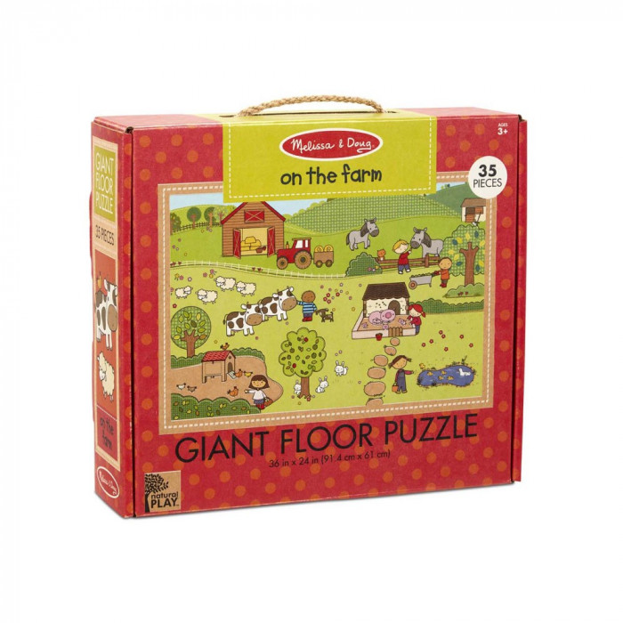 Гігантська головоломка-пазли "На фермі", 35 ел. Melissa&Doug (MD31375)