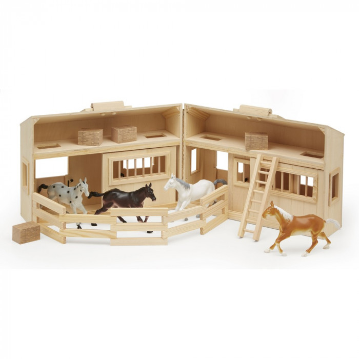 Дерев'яна конюшня з конячками Melissa&Doug (MD3704)