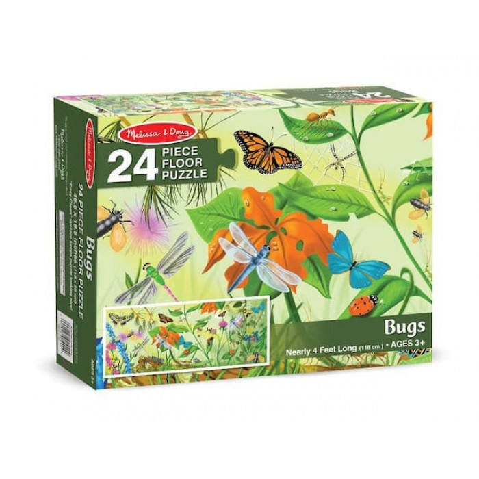 Мега-пазл "Жуки", 24 елемента Melissa&Doug (MD420)
