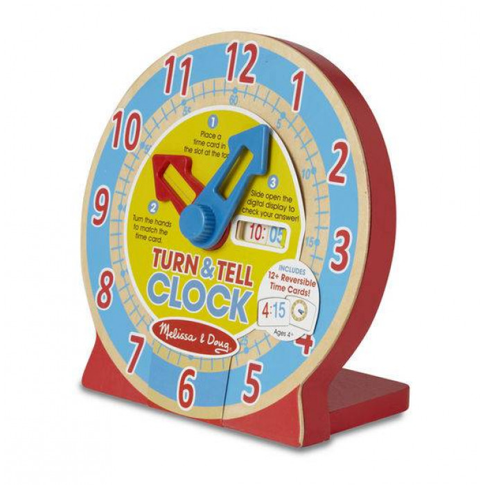 Дерев'яний розумний годинник Melissa&Doug (MD14284) (MD4284)