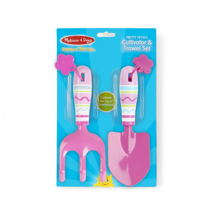 Металевий набір культіватора та лопатки "Квіточки" Melissa&Doug (MD6282)