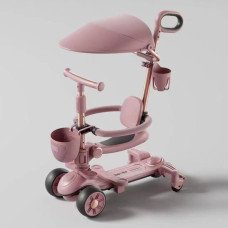 Детский самокат 4in1 8028 pink (1 кор. (3 шт.)) (750s3096)
